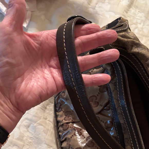 Authentic Gucci Shoulder Bag Purchased from poshmark and never carried. - Picture 3 of 11